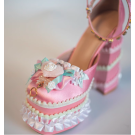 Creamy Dopamine Sweet Spicy Girl Y2K Shoes by Hexagram (HX03)